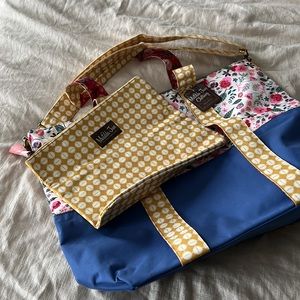 Matilda jane tote bag and wristlet nwt